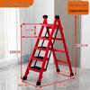 3-Step Telescopic Folding A-Frame Ladder – Lightweight and Multi-Functional Stool