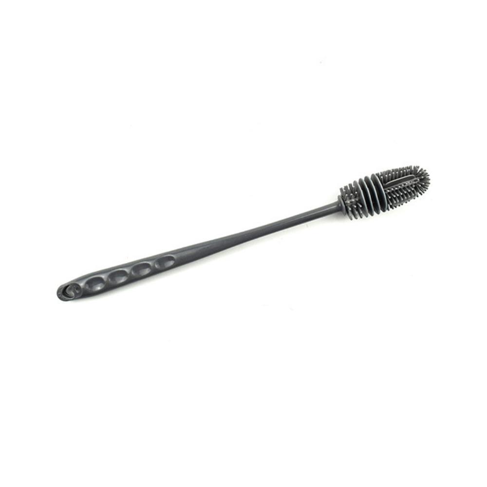 Heat-Resistant Bottle Cleaning Tool Long Handle Glass Cup Cleaner Silicone Bottle Brush  Home