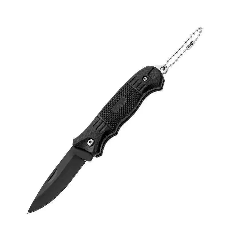 Outdoor Stainless Steel Small Knife Camping Survival Folding Knife High Hardness Portable Key Knife Multifunctional Knife