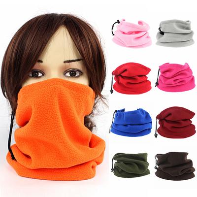 Fleece-Ring Bandana Halstuch Schlauchschal Winter Ohrenwärmer Schal Halswärmer Verstellbares Halsband Halstuch Outdoor Gesicht Skimaske