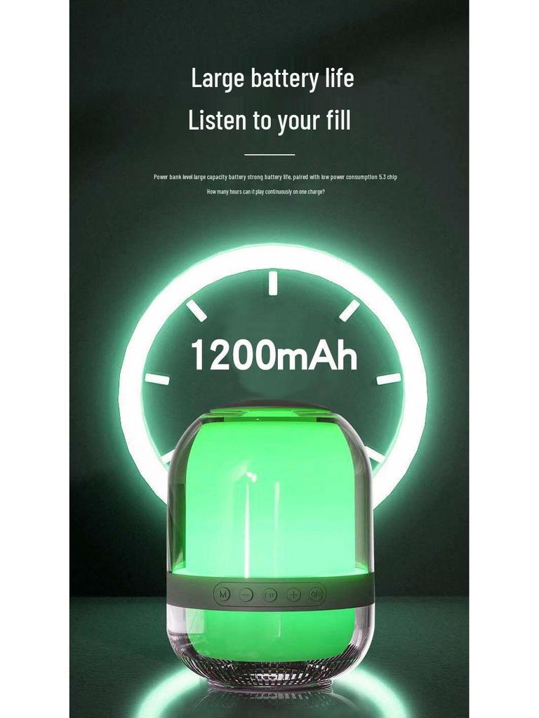 M9 High-End Portable Bluetooth Speaker with Long Battery Life and High-Quality Sound for Indoor and Outdoor Use