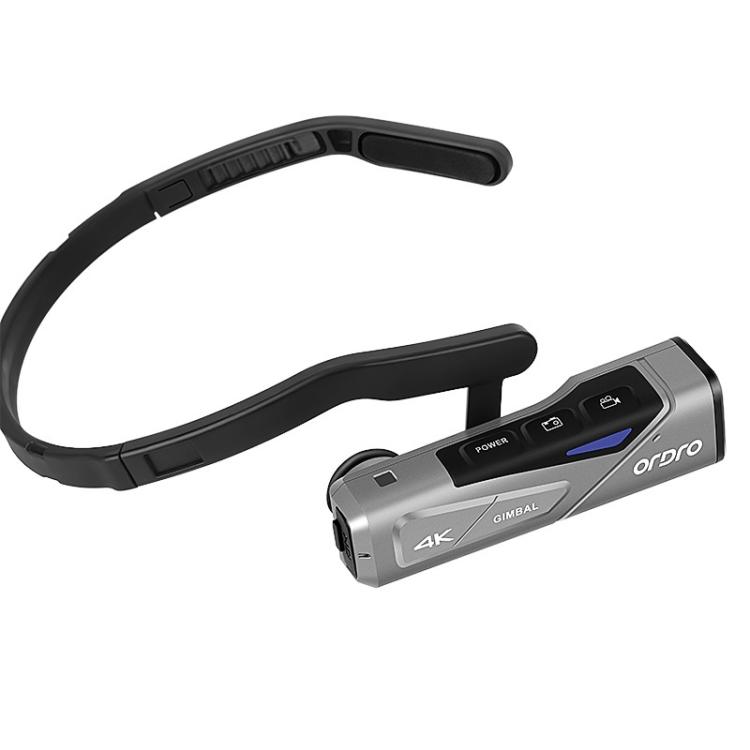 ORDRO EP7 4K am Kopf montierte Auto-Fokus Live-Video Smart Sports Kamera, Stil:Mit Fernbedienung