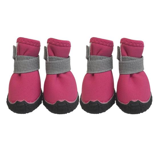 Comfortable Paws Covers for Travel Waterproof Dog Shoes Small Medium and Large Dogs, Non-Slip Oxford Cloth Heavy Duty Boots Daily Walks