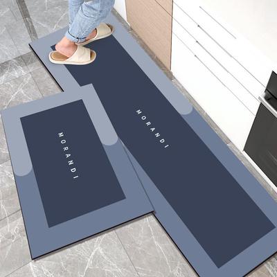 Simple Diatom Mud Mat Door Absorbent Oil Absorbent Non-slip Mat Household Quick Dry and Dirty Kitchen Mat