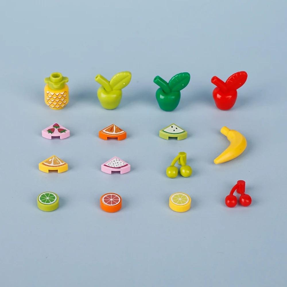 Food Printed Tiles Passport Plane Ticket Building Blocks Sushi Pizza Sound Compass Map Milk Juice Sauce Dessert Bricks Toy