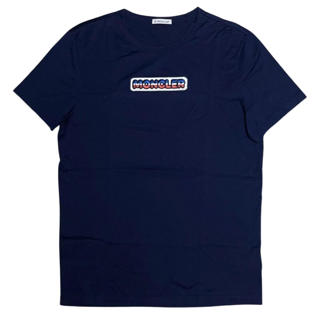 Подержанная мужская футболка с коротким рукавом MONCLER