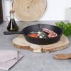 Cast Iron Pan for Gas Induction Grill Fireplace To Oven Plate 25 Cm