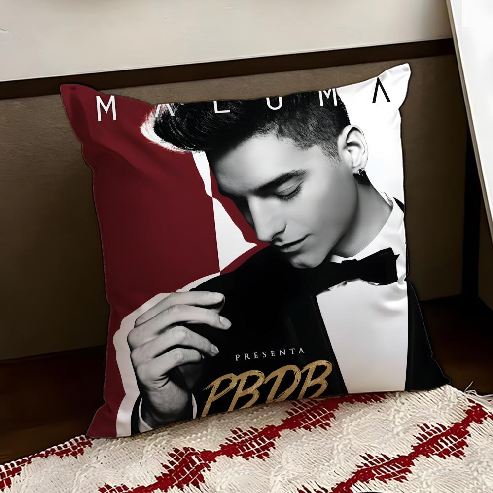 Colombian singer Maluma Cushion Cover Reversible Soft Durable Pillow Cover Home  Car MultiScene Use for Daily Comfort