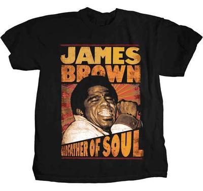 James Brown Parrain Von Soul T-shirt unisexe