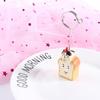Creative Kawaii Stationery Resin Folder Clip Memo Clip Photo Card Stand Bread Cat Memo Holder