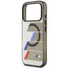 BMW M IML Metal Buttons Tricolor Lines MagSafe Case for iPhone 17 Pro Anthracite