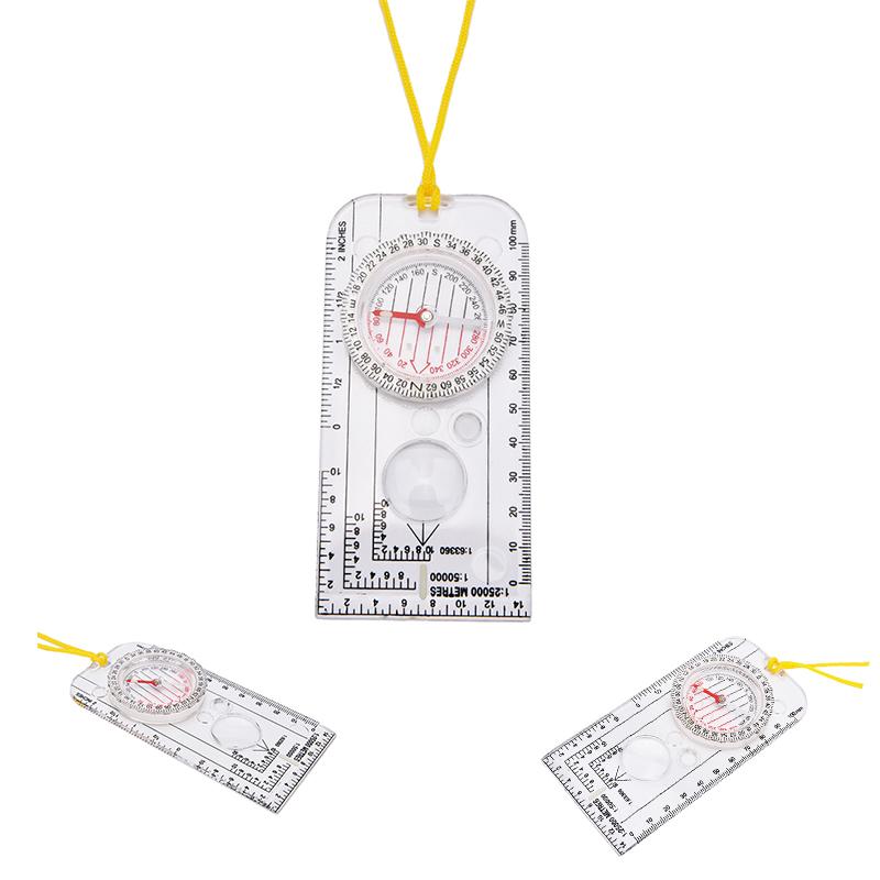 Magnifying Compass Army Scout Hiking Camping Boating Map Reading Orienteering