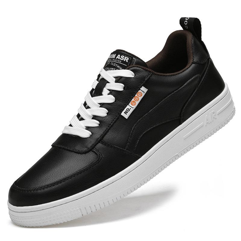 

Мужская обувь осенняя модная обувь модная повседневная спортивная обувь с маленькими крыльями корейская версия студенческая цветная низкая кеды оптом 46 чёрный