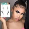 6D Imitation Ecological Bun Waterproof Hairline Tattoo Sticker Bangs Sideburns Sticker Hair Edge Tattoo