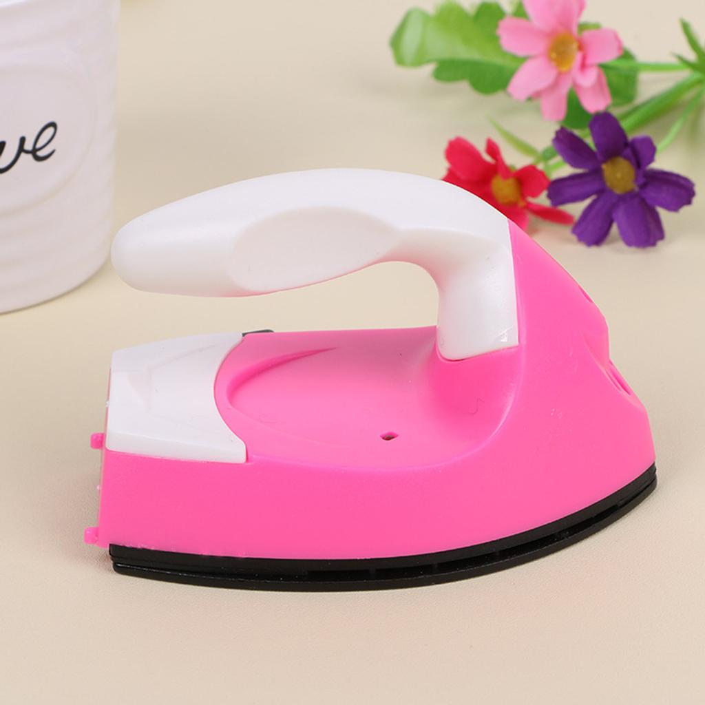 Mini Handheld Garment Iron Non-Stick Portable Electronic Iron for DIY Art and Craft with US Plug