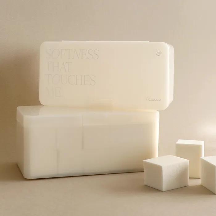 Latex Square Sponge Large Capacity 20P (Case Included)