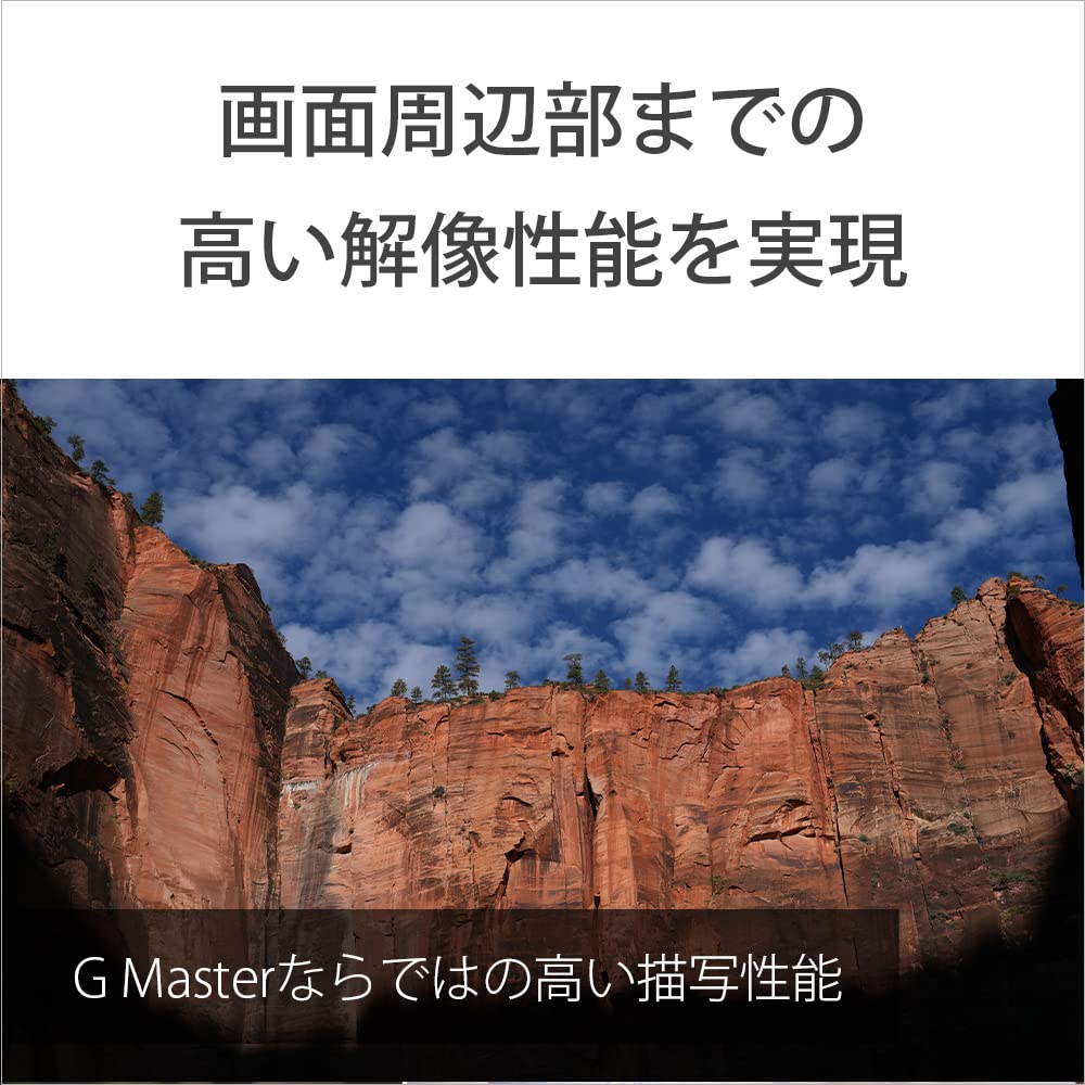 SONY SEL50F14GM FE 50mm GM Standard Prime Lens for G Master Digital SLR Cameras F1.4 Full-Frame [E-Mount]