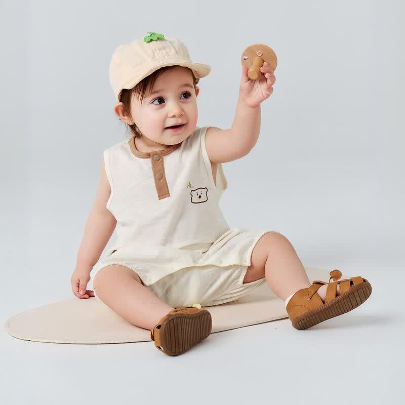 Minibala Baby Boy Pure Cotton Sleeveless Bodysuit