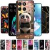 Para Capa Motorola Edge 60 Fusion 5G XT2503-4 Silicone TPU Macio Capa de Telefone Para Moto Edge60 Fusion Fofo Panda Protetor Cases