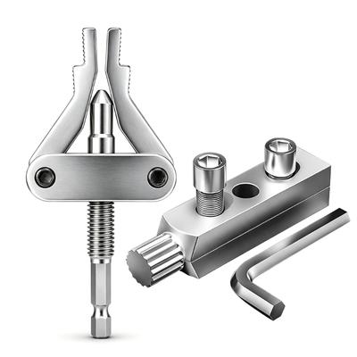 Pipe Repair Pull Tool 1/4 Inch Drive End Broken Water Pipe Extractor for 1/2", 3/4", 1" Worn Internal Thread Service Work