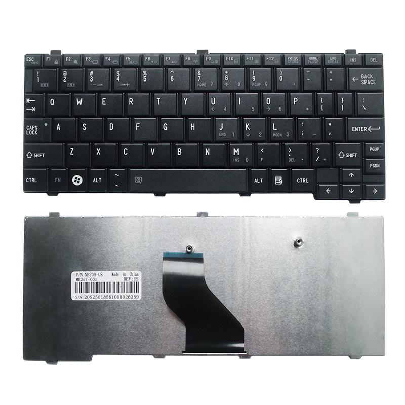 NB255 Keyboard Compatible with Toshiba NB200-NB205, NB250, and T110 Series