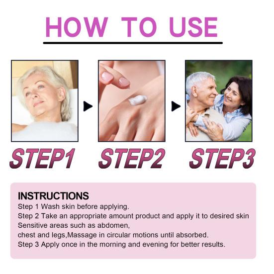 Yousheng 100ml Balancing Skin Cream Mild Effective Menopause Progesterone Soothe Mood Cream for Woman