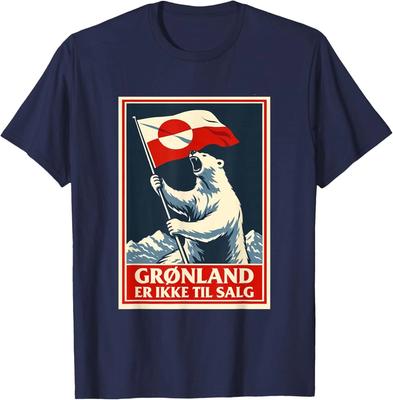 Grönland ist nicht zu verkaufen Design - Eisbär Protest Unisex T-Shirt 1