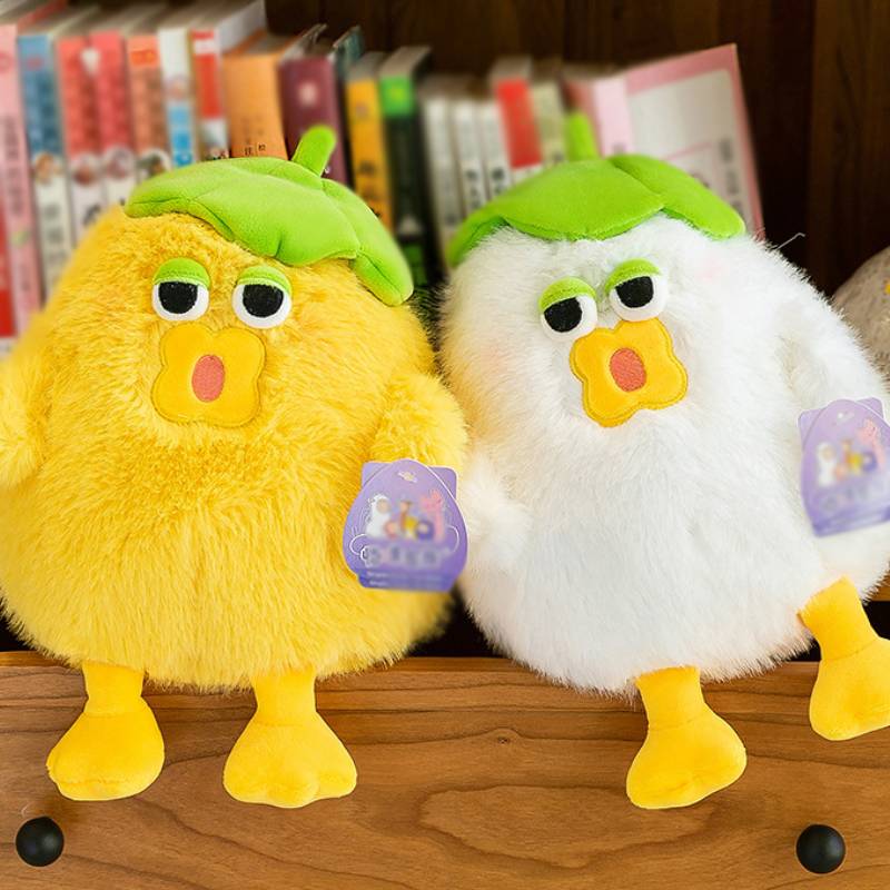 Lotus Chicken Leaf Plush Toy Doll Pillow Funny Expression Children Gift Birthday