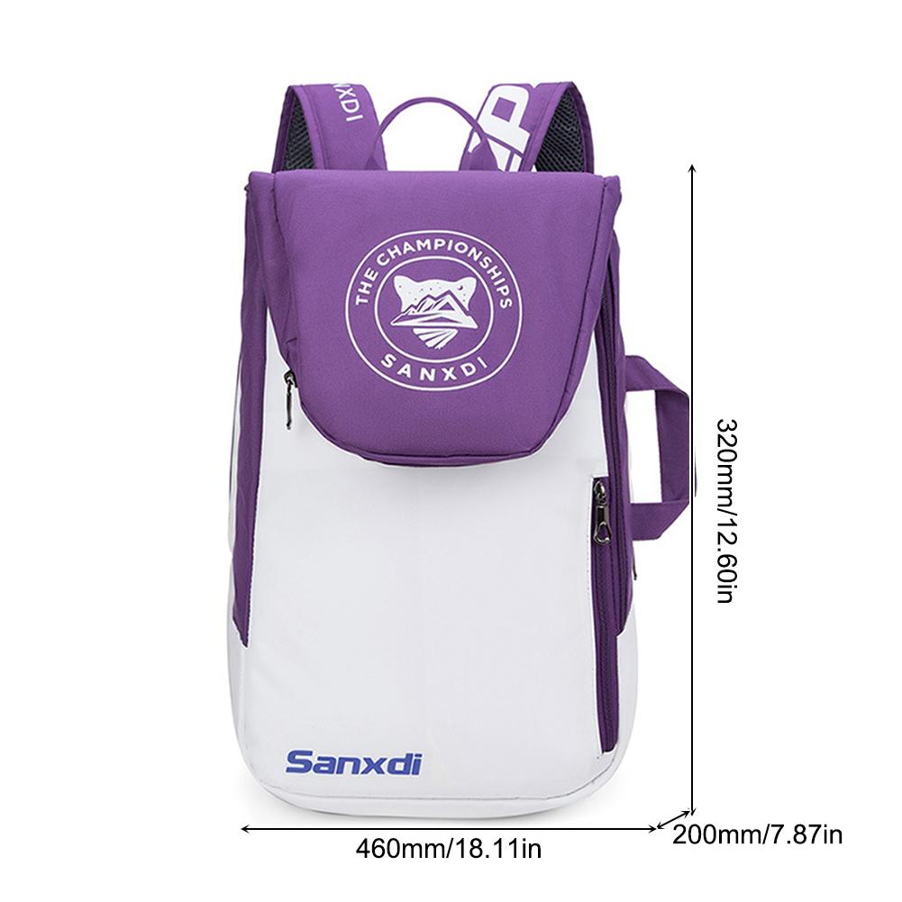 

Сумка для ракетки для сквоша, водонепроницаемый теннисный рюкзак, спортивный теннисный падель, сумка для ракеток для сквоша и бадминтона, большая вместительная сумка для ракеток CHINA