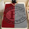 1pz Coperta in Flanella con Stampa Feyenoord, Alta qualità Confortevole per Tutte le Stagioni, Decorazione per la Casa, Calore e Comfort, Perfetta per Regali di Natale54