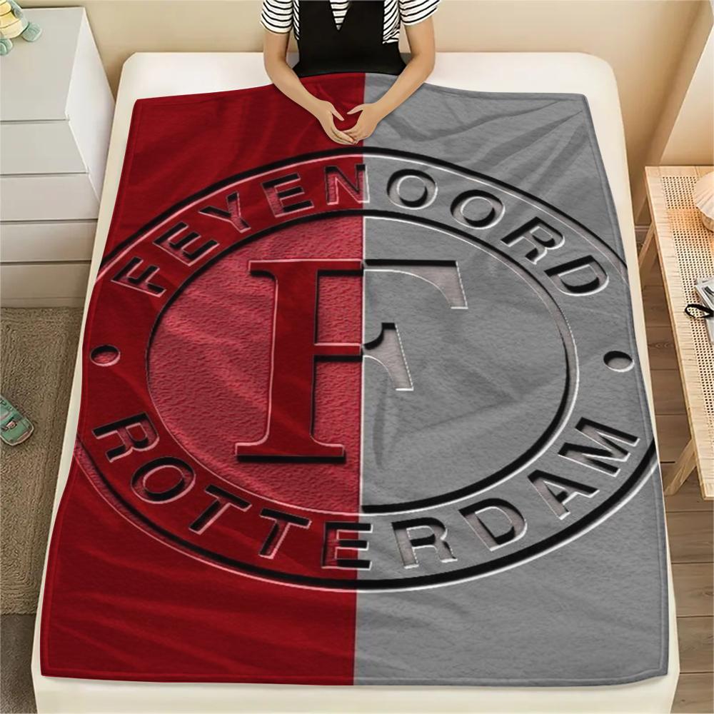 

1pc feyenoord Print Flannel Blanket, High quality Comfortable for All Seasons, Home Decor, Warmth and Comfort, Perfect for Christmas Gifts54 80cm x 120cm