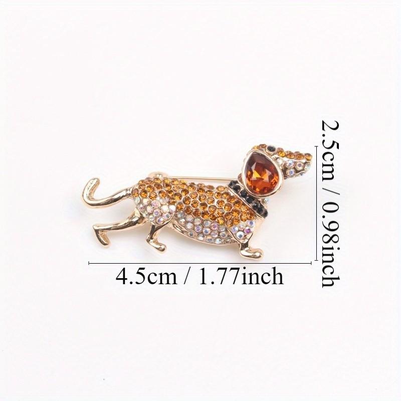 Animal Brooch Pin With Electroplated Alloy For Fashion Accessory And Wardrobe Decor