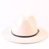Popular European and American Classic Simple Flat-brimmed Top Hat Men's and Women's Fashionable and Elegant Versatile Jazz Hat Top Hat
