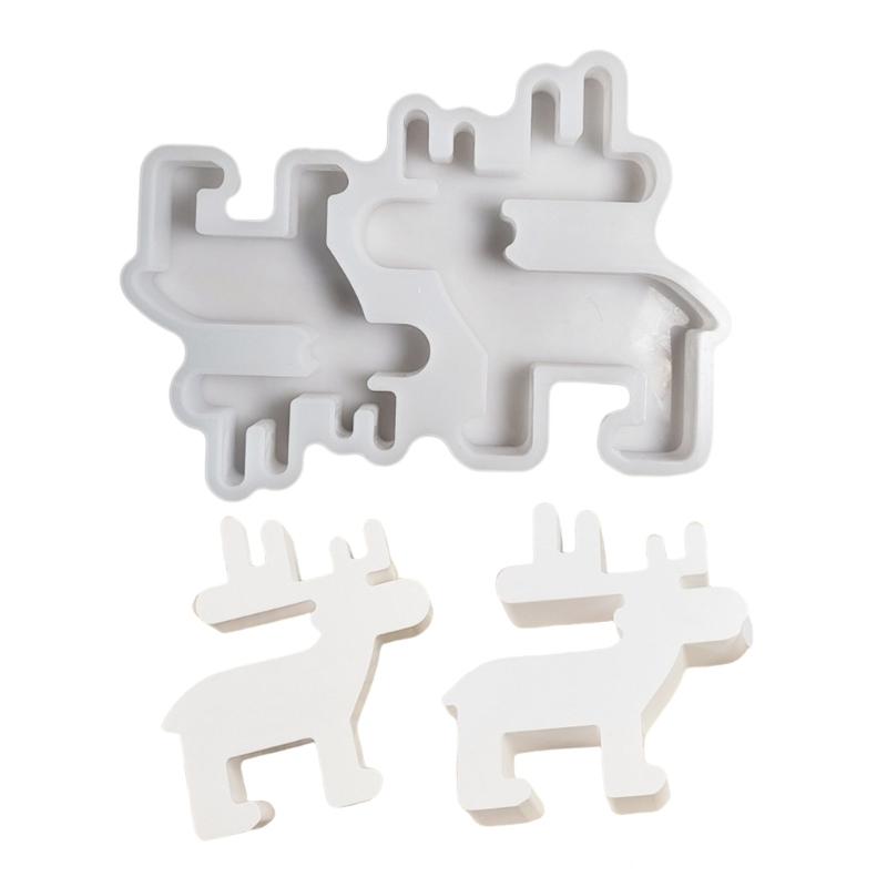 

Stylish Handmade Soap and Candle Crafting Christmas Silicone Mould Flexible Home Decoration Supplies for Art Projects 1