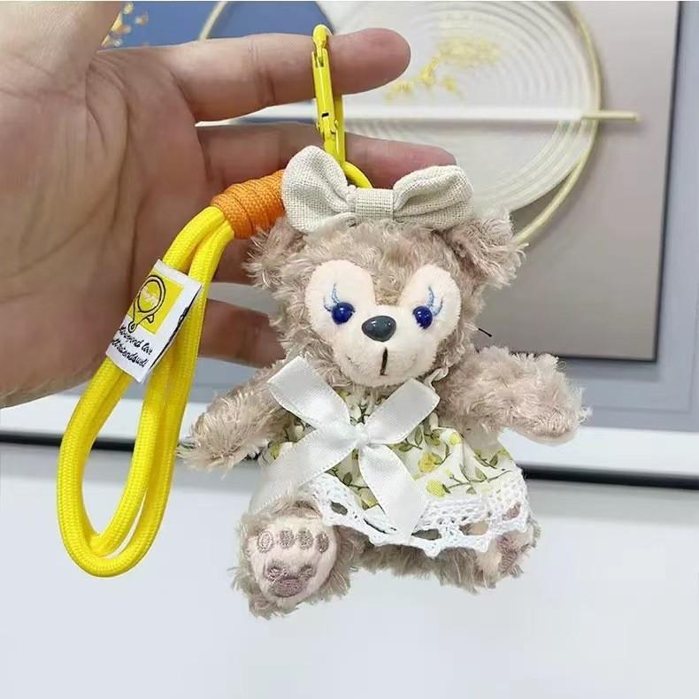 And Colorful Sweet Duffy Bear Plush Keychain Soft Hanging Doll For Occasions Special