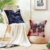 Devilish HHelluva BossS Cushion Cover Breathable and skinfriendly linen pillowcase square removable and washable cushion