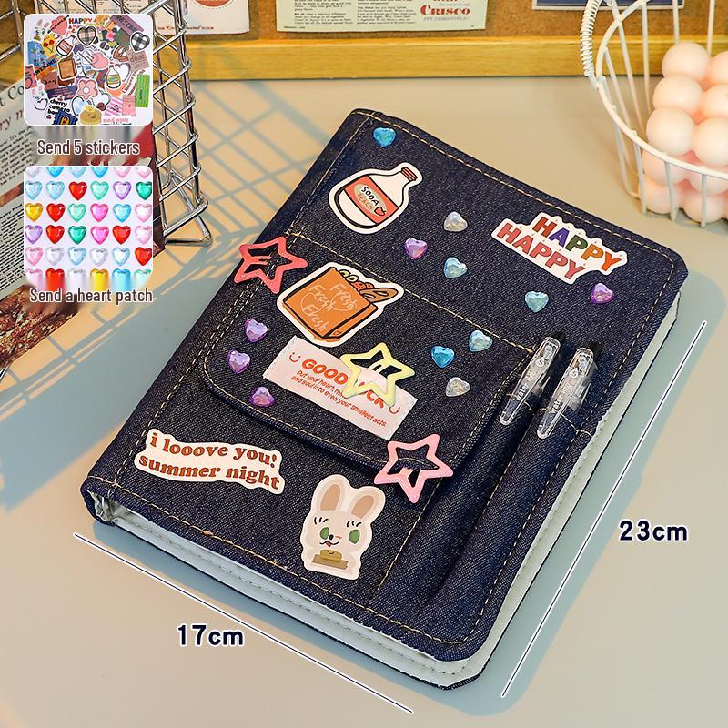 Denim A5 Loose-Leaf Student Planner and Diary