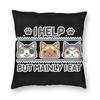 Felyne Palico Ramen Monster Hunter Pillowcase Double-Sided Printing Cushion Cover Decoration Pillow Case Cover Home