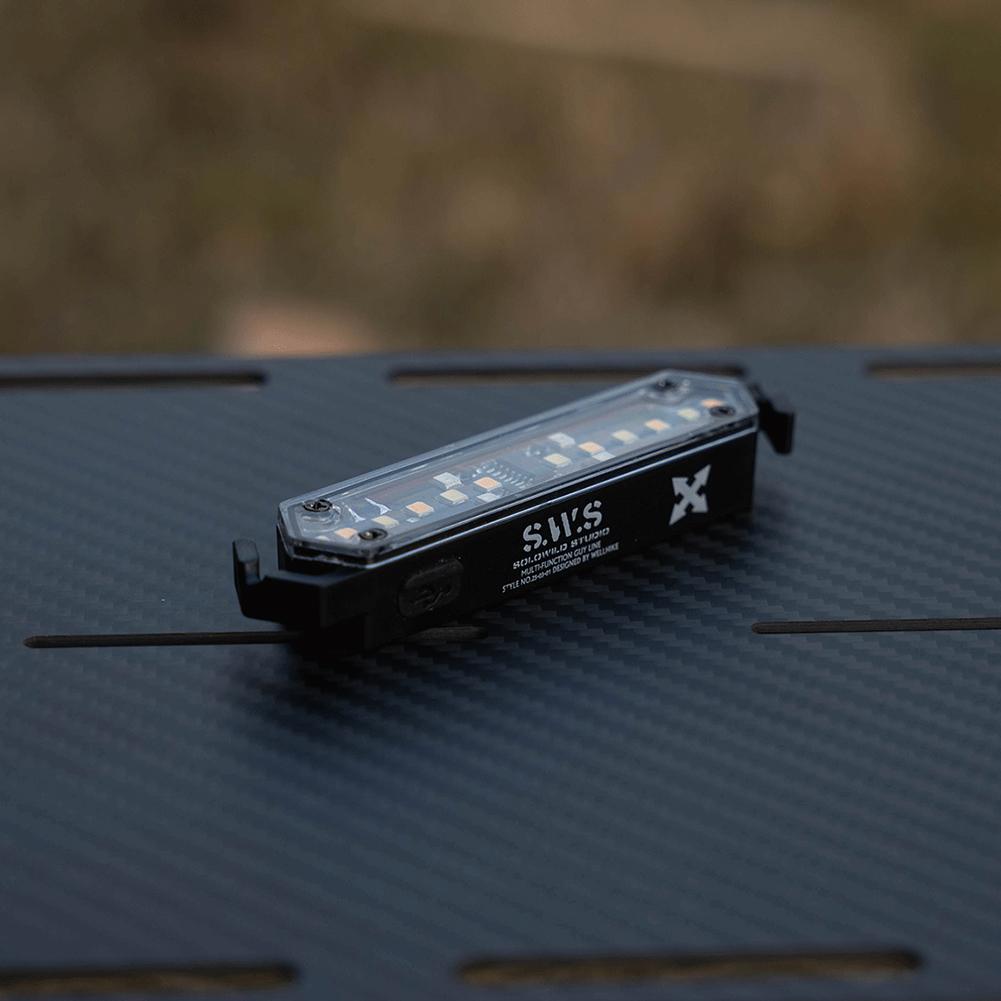 Wind Rope Buckle Light IPX4 Waterproof Wind Rope Warning Light Stepless Dimming Tent Atmosphere Light for Outdoor Camping Picnic