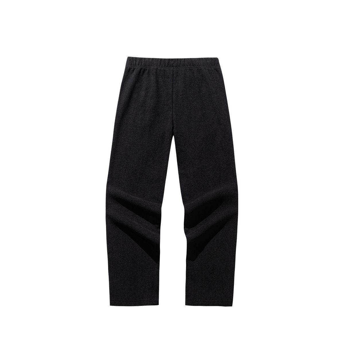 

Anta Casual Simple Solid Color Straight Leg Knitted Sports Pants Women bottoms Black 162517334R-5 S