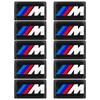 2/5/10 ks Emblém M LOGO z uhlíkových vláken Volant Auto 3D Samolepky Pro BMW M X5 X6 E90 E92 E93 F20 F21 F30 F31 F32 E60 E46 POWER