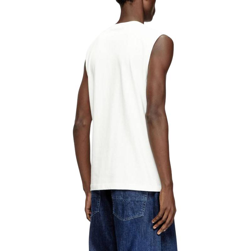 Diesel Logo Sleeveless Pullover Comfortable Versatile Casual Fitted Vest Men Tops A217430JMBB141