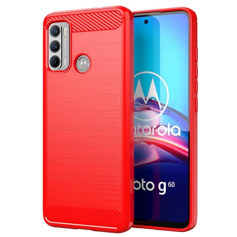 Matte Protective Case For Motorola Moto G60 Soft Silicone Back Cover for Moto G40 Fusion Luxury Phone Cases