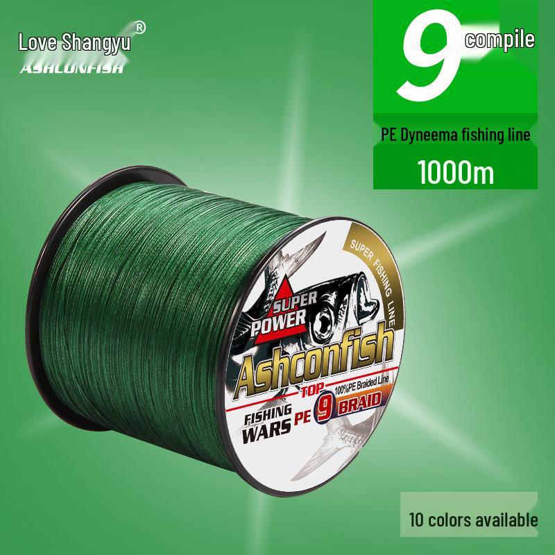 

1000m Dyneema 9-Strand Bite-Proof Braided Fishing Line for DIY Net Weaving 5.0