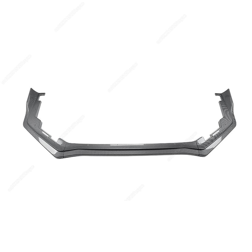Car Front Bumper Spoiler Lip Guard Lowter Splitter Blade For Subaru Impreza WRX STI VA 2015-2021ABS Black Bodykits Tuning