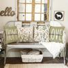 1/4pcs Floral Patterned Home Sweet Love Lives Here Pillowcases Sofa cushion cover home bedroom room decoration