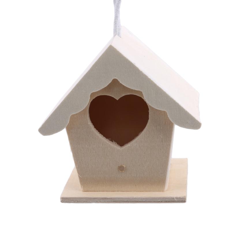 Dřevěná budka pro ptáky Ptačí potřeby Dřevěná budka pro venkovní hnízdění