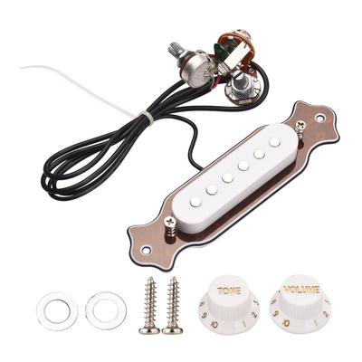 Chitarra magnetica Single Coil Pickup silenzioso Chitarra acustica folk Pickup buca sonora Chitarra elettrica