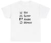 New Eat Sleep Anime Repeat T Shirt Anime Lover Gift Fan Otaku Funny Meme Graphic Tee