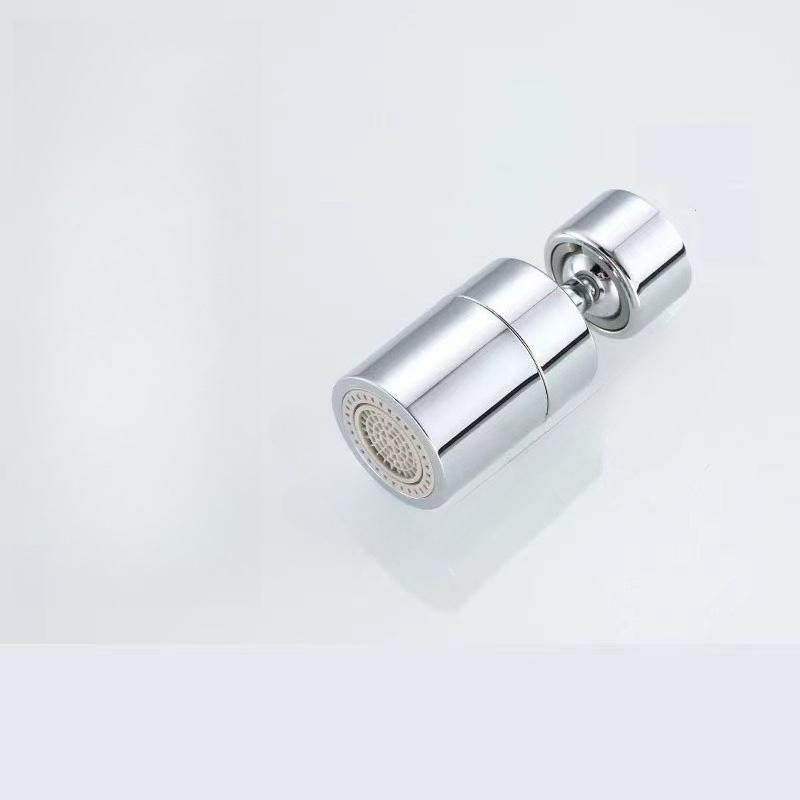 

One 360-degree rotating copper alloy faucet with two cleaning modes for kitchen and bathroom sink faucets.